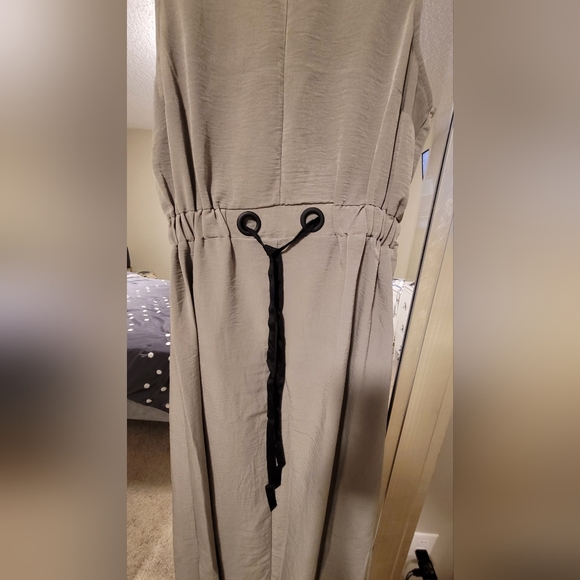 ASOS Eyelet Waist Casual Maxi Dres - Picture 8 of 9